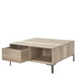 Hanah Home Mesa de Centro Topo con Estante de Almacenamiento